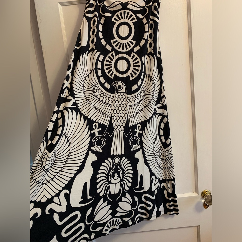 Egyptian Ahnk Sphinx and Eagle skirt